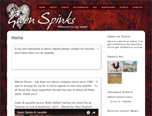 Tablet Screenshot of gwenspinks.com